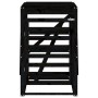 Black pine wood trash can shed 84x90x128.5 cm by vidaXL, Waste container supports - Ref: Foro24-825104, Price: 134,00 €, Disc...