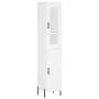 Aparador alto madera contrachapada blanco 34,5x34x180 cm de vidaXL, Aparadores - Ref: Foro24-3199177, Precio: 108,79 €, Descu...