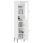Aparador alto madera contrachapada blanco 34,5x34x180 cm de vidaXL, Aparadores - Ref: Foro24-3199177, Precio: 108,79 €, Descu...