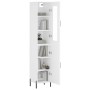 Tall white plywood sideboard 34.5x34x180 cm by vidaXL, Sideboards - Ref: Foro24-3199177, Price: 110,04 €, Discount: %