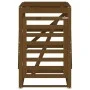 Shed trash cans honey brown pine wood 84x90x128.5cm by vidaXL, Waste container supports - Ref: Foro24-825103, Price: 165,90 €...