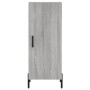 Hohes Sonoma-Sideboard aus grauem Sperrholz, 34,5 x 34 x 180 cm von vidaXL, Sideboards - Ref: Foro24-3199183, Preis: 112,63 €...