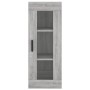 Tall Sonoma gray plywood sideboard 34.5x34x180 cm by vidaXL, Sideboards - Ref: Foro24-3199183, Price: 112,63 €, Discount: %