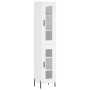 Aparador alto madera contrachapada blanco 34,5x34x180 cm de vidaXL, Aparadores - Ref: Foro24-3199433, Precio: 108,89 €
