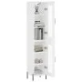 Hohes weißes Sperrholz-Sideboard 34,5 x 34 x 180 cm von vidaXL, Sideboards - Ref: Foro24-3199433, Preis: 107,76 €, Rabatt: %