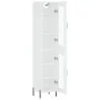 Hohes weißes Sperrholz-Sideboard 34,5 x 34 x 180 cm von vidaXL, Sideboards - Ref: Foro24-3199433, Preis: 107,76 €, Rabatt: %