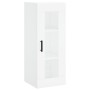 Aparador alto madera contrachapada blanco 34,5x34x180 cm de vidaXL, Aparadores - Ref: Foro24-3199433, Precio: 108,89 €