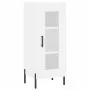 Hohes weißes Sperrholz-Sideboard 34,5 x 34 x 180 cm von vidaXL, Sideboards - Ref: Foro24-3199433, Preis: 107,76 €, Rabatt: %