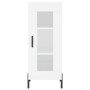 Aparador alto madera contrachapada blanco 34,5x34x180 cm de vidaXL, Aparadores - Ref: Foro24-3199433, Precio: 108,89 €