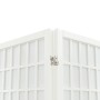 Biombo plegable con 4 paneles estilo japonés blanco 160x170 cm en Divisores de ambientes | Comprar online en Foro24