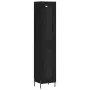 Black plywood sideboard 34.5x34x180 cm by vidaXL, Sideboards - Ref: Foro24-3199434, Price: 108,97 €, Discount: %
