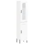 Tall white plywood sideboard 34.5x34x180 cm by vidaXL, Sideboards - Ref: Foro24-3199497, Price: 110,74 €, Discount: %