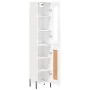 Hohes weißes Sperrholz-Sideboard 34,5 x 34 x 180 cm von vidaXL, Sideboards - Ref: Foro24-3199497, Preis: 109,49 €, Rabatt: %
