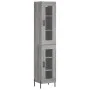 Aparador alto madera contrachapada gris Sonoma 34,5x34x180 cm de vidaXL, Aparadores - Ref: Foro24-3199439, Precio: 111,25 €, ...