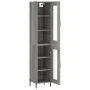 Aparador alto madera contrachapada gris Sonoma 34,5x34x180 cm de vidaXL, Aparadores - Ref: Foro24-3199439, Precio: 111,25 €, ...
