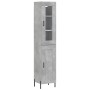 Betongraues Sperrholz-Sideboard 34,5 x 34 x 180 cm von vidaXL, Sideboards - Ref: Foro24-3199501, Preis: 108,50 €, Rabatt: %