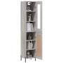 Hohes Sonoma-Sideboard aus grauem Sperrholz, 34,5 x 34 x 180 cm von vidaXL, Sideboards - Ref: Foro24-3199503, Preis: 111,37 €...