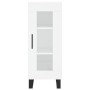Aparador alto madera contrachapada blanco 34,5x34x180 cm de vidaXL, Aparadores - Ref: Foro24-3199449, Precio: 110,18 €, Descu...