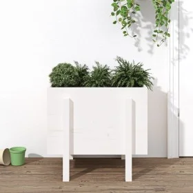 Pflanzgefäß aus massivem Weißkiefernholz, 62 x 50 x 57 cm von vidaXL, Töpfe und Pflanzgefäße - Ref: Foro24-825206, Preis: 58,...
