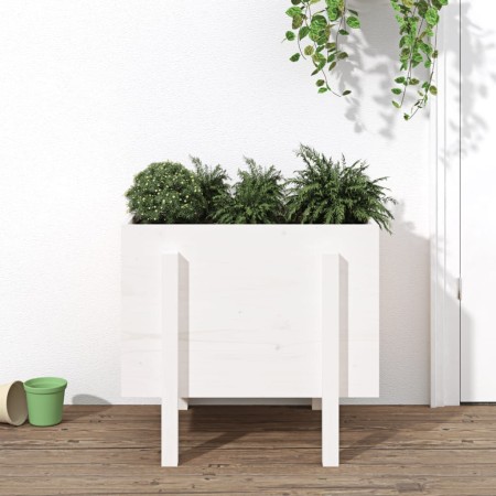 Pflanzgefäß aus massivem Weißkiefernholz, 62 x 50 x 57 cm von vidaXL, Töpfe und Pflanzgefäße - Ref: Foro24-825206, Preis: 58,...