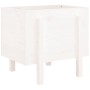 Jardinera de madera maciza de pino blanco 62x50x57 cm de vidaXL, Maceteros y jardineras - Ref: Foro24-825206, Precio: 58,91 €...