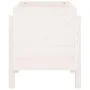 Jardinera de madera maciza de pino blanco 62x50x57 cm de vidaXL, Maceteros y jardineras - Ref: Foro24-825206, Precio: 58,35 €...