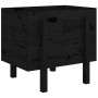 Jardinera de madera maciza de pino negro 62x50x57 cm de vidaXL, Maceteros y jardineras - Ref: Foro24-825209, Precio: 73,01 €