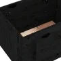 Pflanzgefäß aus massivem schwarzem Kiefernholz, 62 x 50 x 57 cm von vidaXL, Töpfe und Pflanzgefäße - Ref: Foro24-825209, Prei...