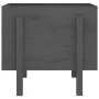 Solid gray pine wood planter 62x50x57 cm by vidaXL, Pots and planters - Ref: Foro24-825207, Price: 50,58 €, Discount: %