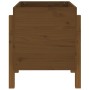 Pflanzgefäß aus massivem Kiefernholz honigbraun 62x50x57 cm von vidaXL, Töpfe und Pflanzgefäße - Ref: Foro24-825208, Preis: 7...