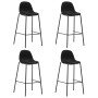 Taburetes de cocina 4 unidades tela negro en Taburetes de cocina | Comprar online en Foro24