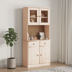 ALTA hohes Sideboard aus massivem Kiefernholz 77x35x165 cm von vidaXL, Sideboards - Ref: Foro24-3187773, Preis: 227,30 €, Rab...