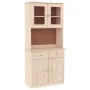 ALTA hohes Sideboard aus massivem Kiefernholz 77x35x165 cm von vidaXL, Sideboards - Ref: Foro24-3187773, Preis: 231,98 €, Rab...