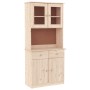 Tall solid pine wood cabinet 77x35x165 cm by vidaXL, Sideboards - Ref: Foro24-3187773, Price: 227,30 €, Discount: %