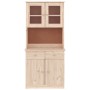 Tall solid pine wood cabinet 77x35x165 cm by vidaXL, Sideboards - Ref: Foro24-3187773, Price: 227,30 €, Discount: %