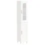 Hochglänzendes Sideboard aus weißem Sperrholz, 34,5 x 34 x 180 cm von vidaXL, Sideboards - Ref: Foro24-3199483, Preis: 106,76...