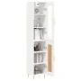 Hochglänzendes Sideboard aus weißem Sperrholz, 34,5 x 34 x 180 cm von vidaXL, Sideboards - Ref: Foro24-3199483, Preis: 106,76...