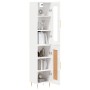 Hochglänzendes Sideboard aus weißem Sperrholz, 34,5 x 34 x 180 cm von vidaXL, Sideboards - Ref: Foro24-3199483, Preis: 108,05...