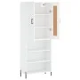Aparador alto madera contrachapada blanco 69,5x34x180 cm von vidaXL, Sideboards - Ref: Foro24-3200073, Preis: 125,11 €, Rabat...