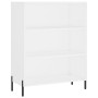 Aparador alto madera contrachapada blanco 69,5x34x180 cm by vidaXL, Sideboards - Ref: Foro24-3200073, Price: 128,47 €, Discou...