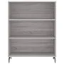 Hohes Sideboard aus sonomagrauem Sperrholz, 69,5 x 34 x 180 cm von vidaXL, Sideboards - Ref: Foro24-3200087, Preis: 123,54 €,...