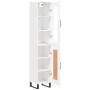 Aparador alto madera contrachapada blanco 34,5x34x180 cm by vidaXL, Sideboards - Ref: Foro24-3199513, Price: 107,79 €, Discou...