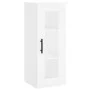 Aparador alto madera contrachapada blanco 34,5x34x180 cm by vidaXL, Sideboards - Ref: Foro24-3199513, Price: 107,79 €, Discou...