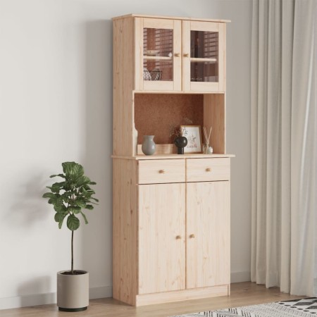 ALTA tall sideboard solid pine wood 77x35x188 cm by vidaXL, Sideboards - Ref: Foro24-3187775, Price: 258,88 €, Discount: %