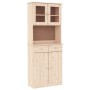 ALTA tall sideboard solid pine wood 77x35x188 cm by vidaXL, Sideboards - Ref: Foro24-3187775, Price: 258,88 €, Discount: %