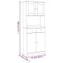 ALTA tall sideboard solid pine wood 77x35x188 cm by vidaXL, Sideboards - Ref: Foro24-3187775, Price: 263,82 €, Discount: %