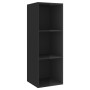 Wohnzimmermöbel 3 Stück Holzwerkstoff schwarz mit Glanz von vidaXL, TV-Möbel - Ref: Foro24-3079743, Preis: 125,99 €, Rabatt: %