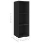 Wohnzimmermöbel 3 Stück Holzwerkstoff schwarz mit Glanz von vidaXL, TV-Möbel - Ref: Foro24-3079743, Preis: 125,99 €, Rabatt: %