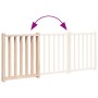 Puerta para perros plegable 3 paneles madera de abeto 150 cm