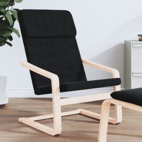 Sillón relajante de tela negra Sillón relajante de tela negra